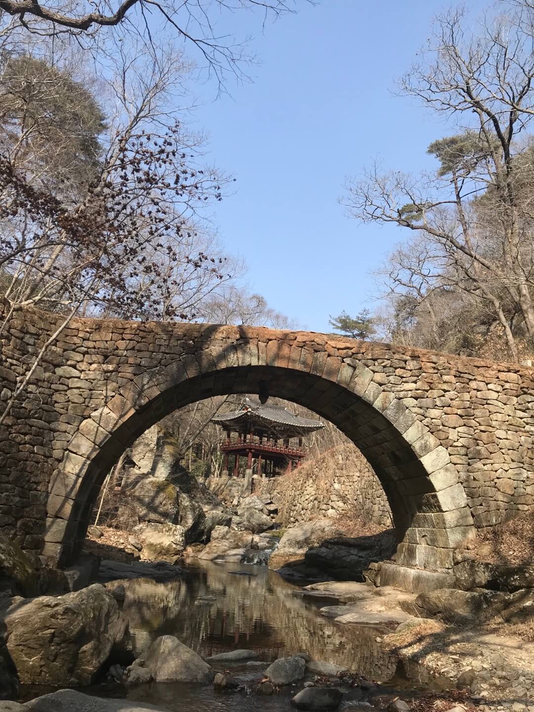 선암사 승선교와 강선루 모습