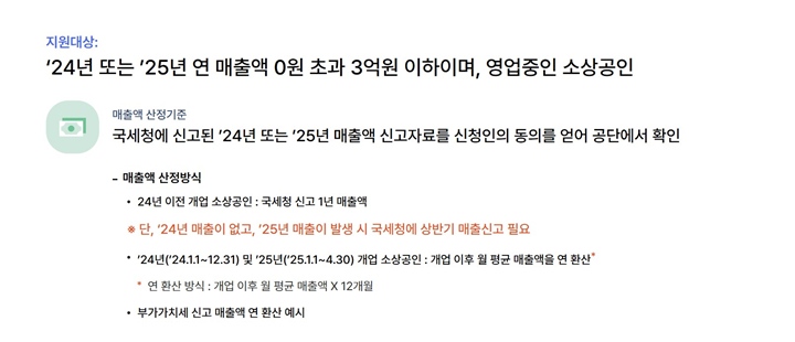 부담경감 크레딧 신청 조건