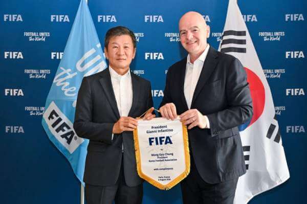 정몽규 회장 FIFA 부위원장 임명