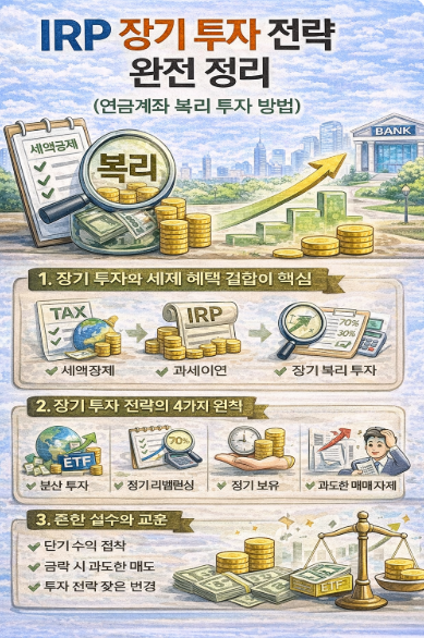 IRP 장기 투자 전략 완전 정리 인포그라피