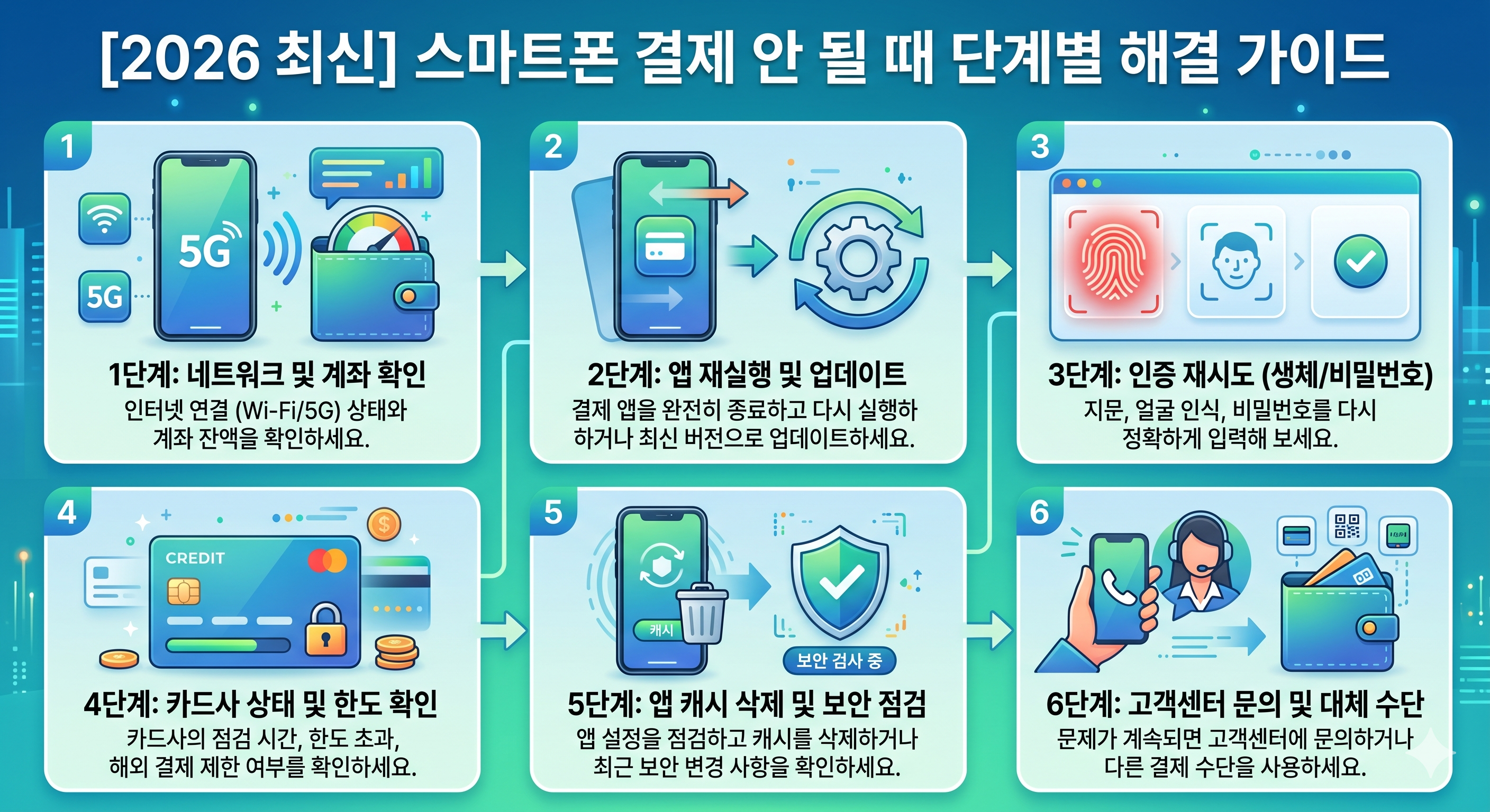 "삼성페이 결제 오류? 1분 만에 해결 (2026 최신 가이드)"