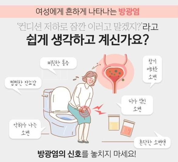 방광염 의심 증상 