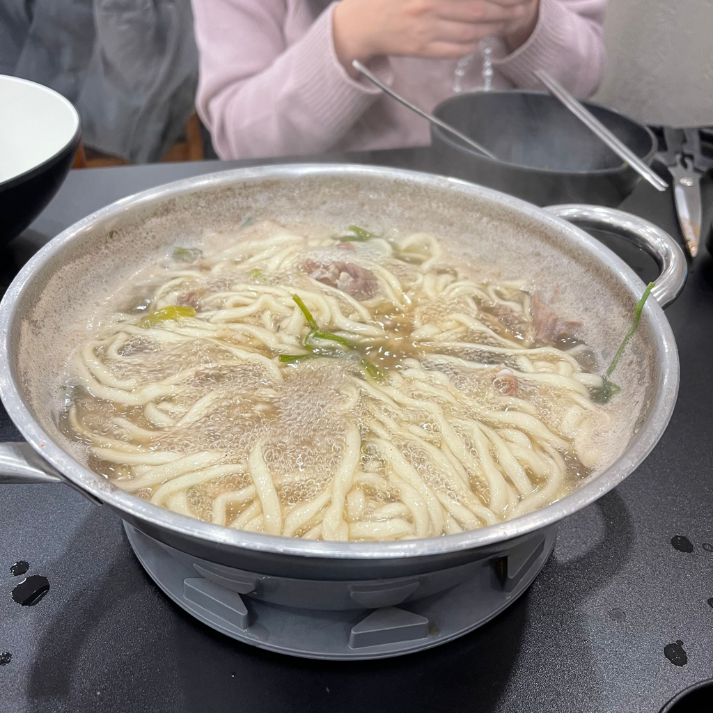 수지구 맛집 윤우재인고기리샤브칼국수 빠싹해물파전