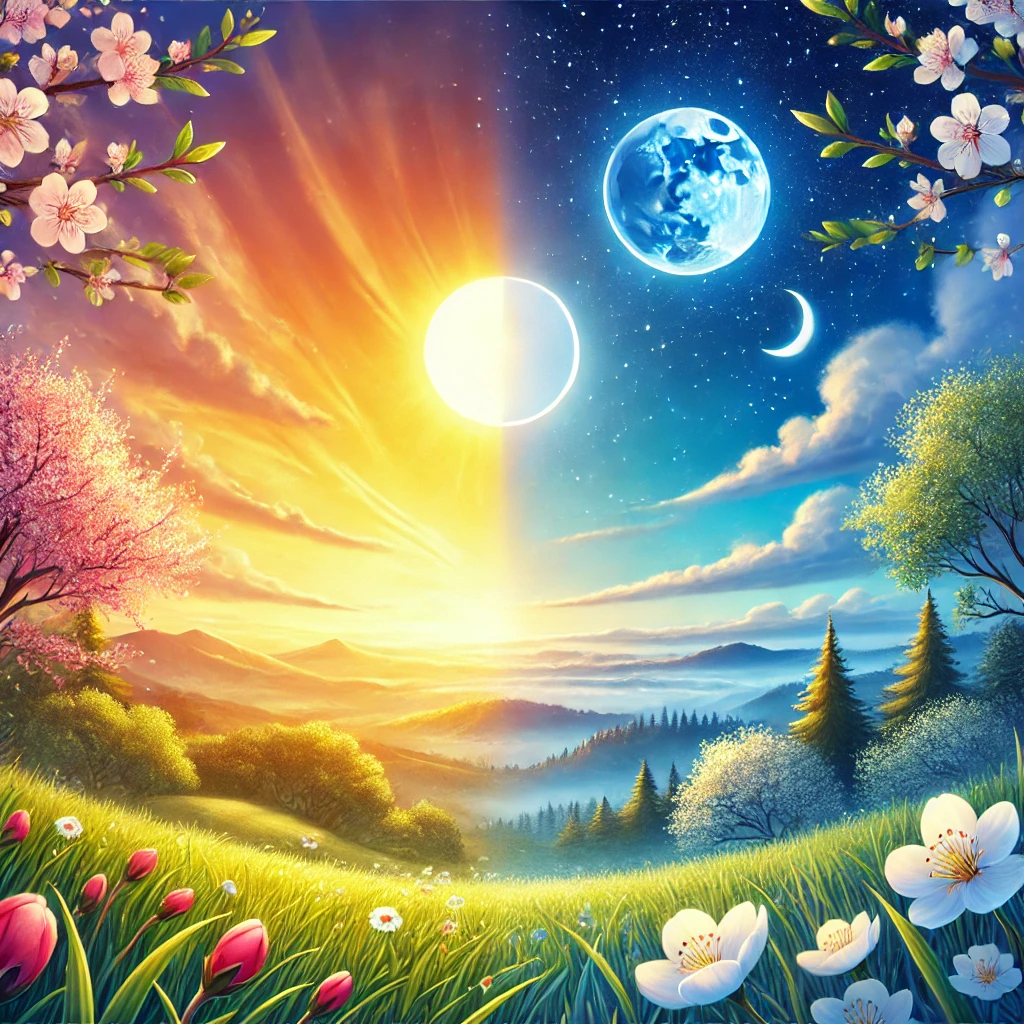 춘분과 연관된 이미지.