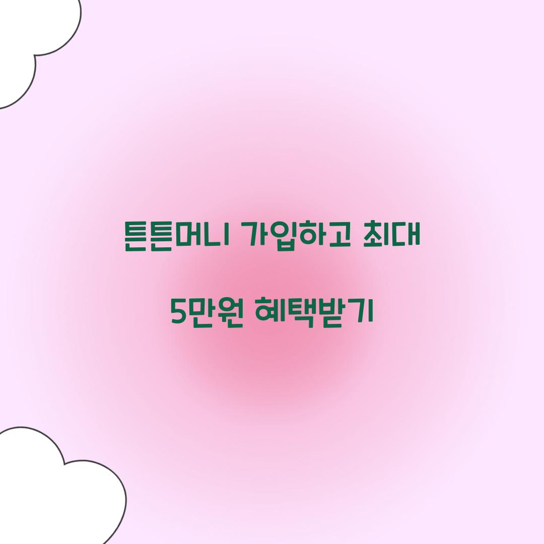 튼튼머니 가입
