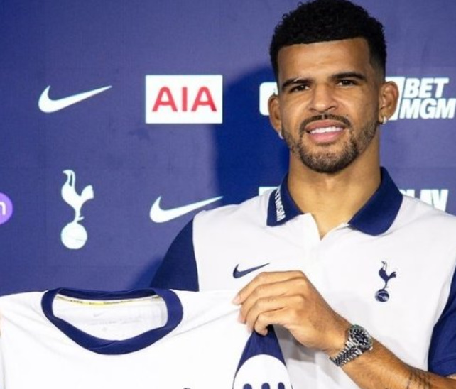 알트태그-토트넘 솔란케 선수