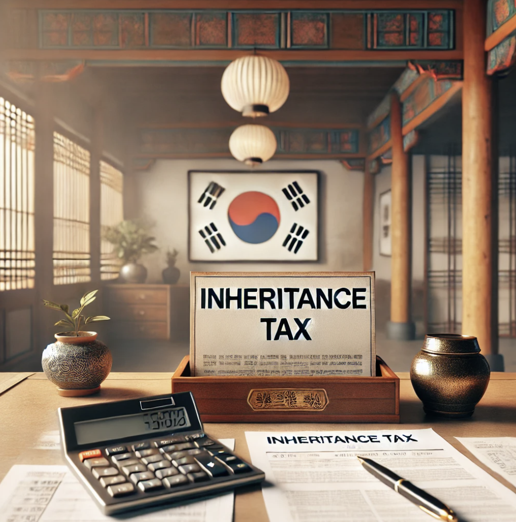 상속세를 계획하는 책상 위 서류