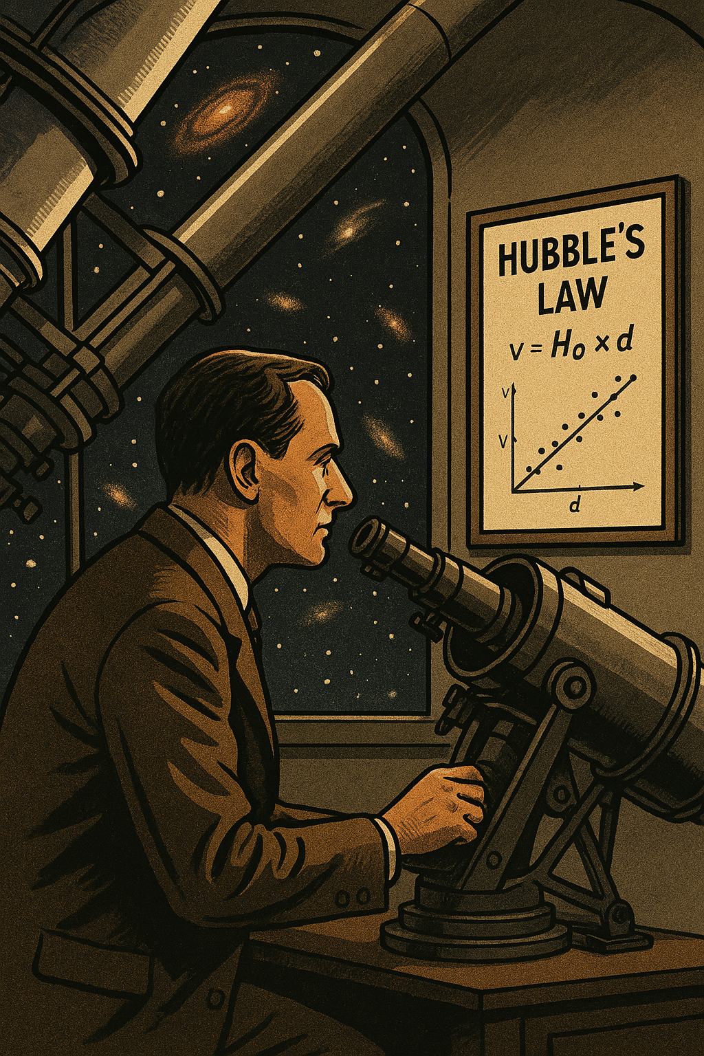 우주를 이해하는 핵심 이론들: 허블의 법칙 (1929년)