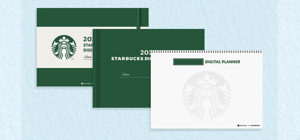 스타벅스 디지털 플래너 커버