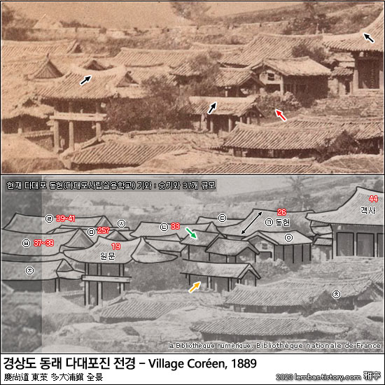 부산광역시 사하구 다대포진 성터 옛 사진 분석