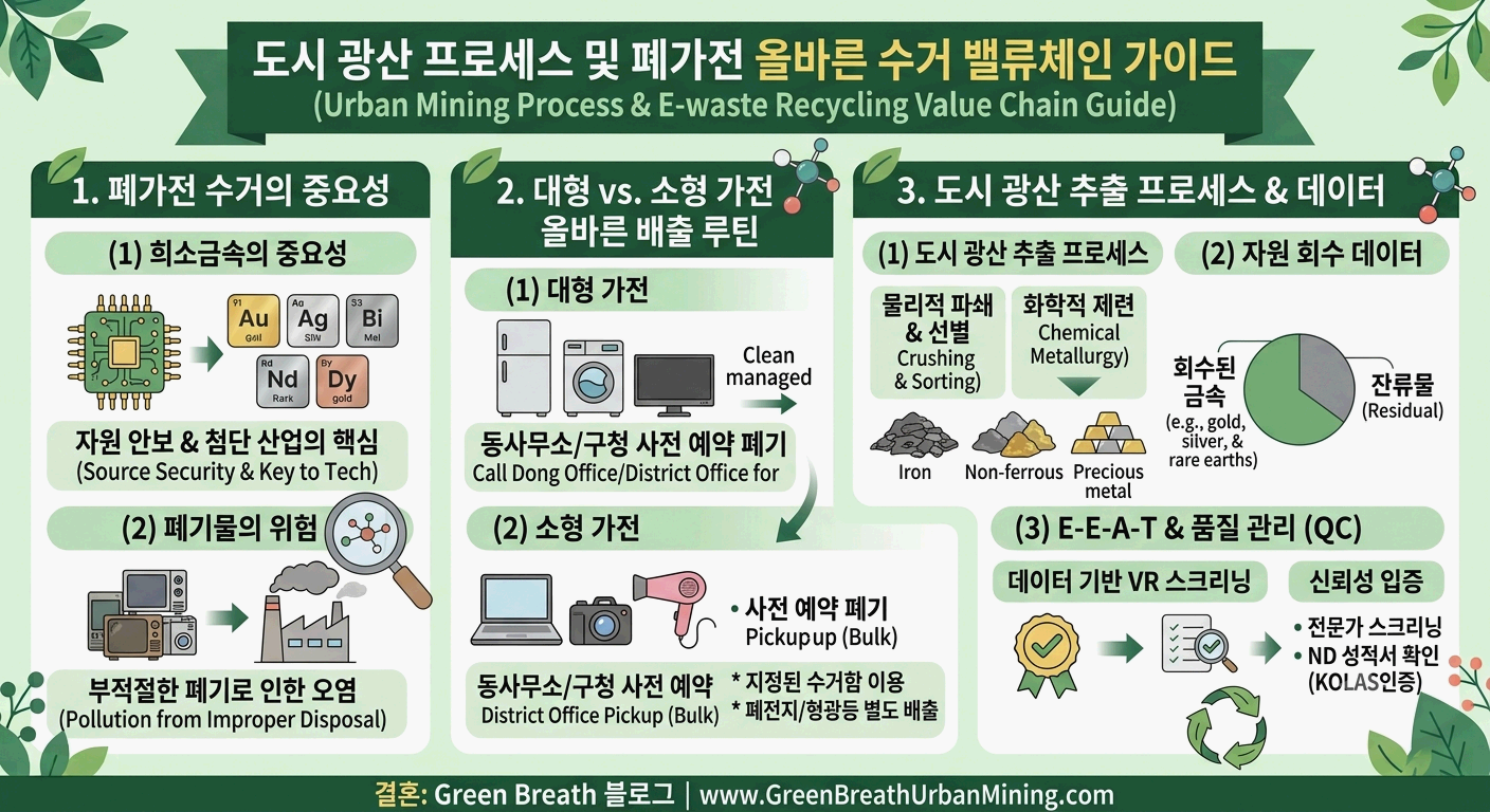 [자원 공학] 가전제품 폐기 바이블 희소금속을 회수하는 도시 광산(Urban Mining)에 기여하는 법