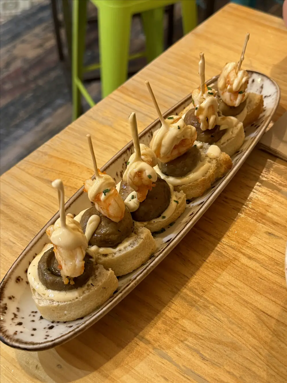 새우 핀초스 사진