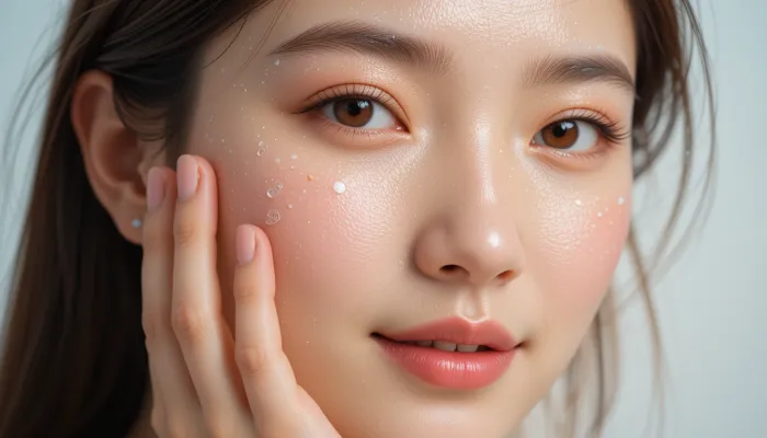 나이아신 효능으로 피부가 개선되어 환하게 웃는 여성의 모습