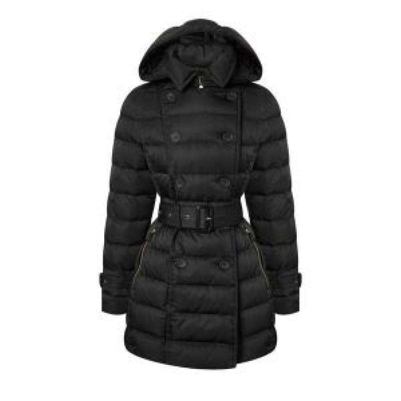 헤지스레이디스 22FW populet 탈착후드 구스다운 패딩점퍼 WSJU2D028BK