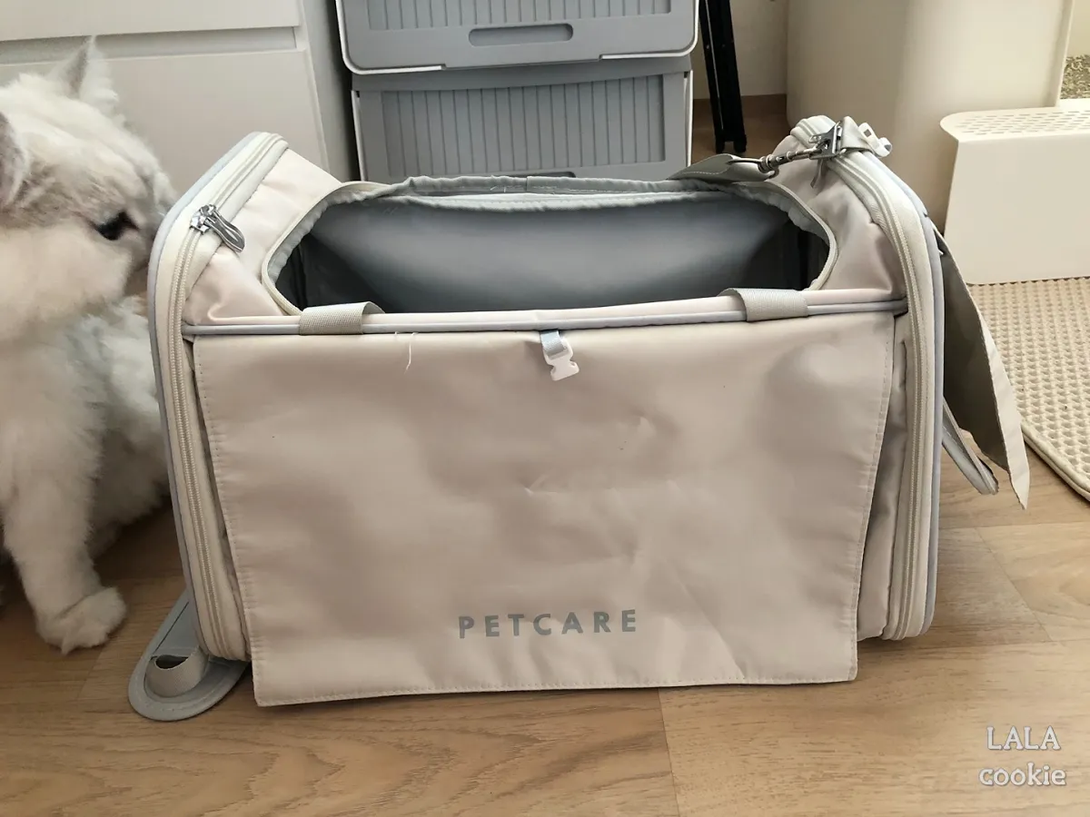 고양이-이동장-추천-천소재-이동장-정면