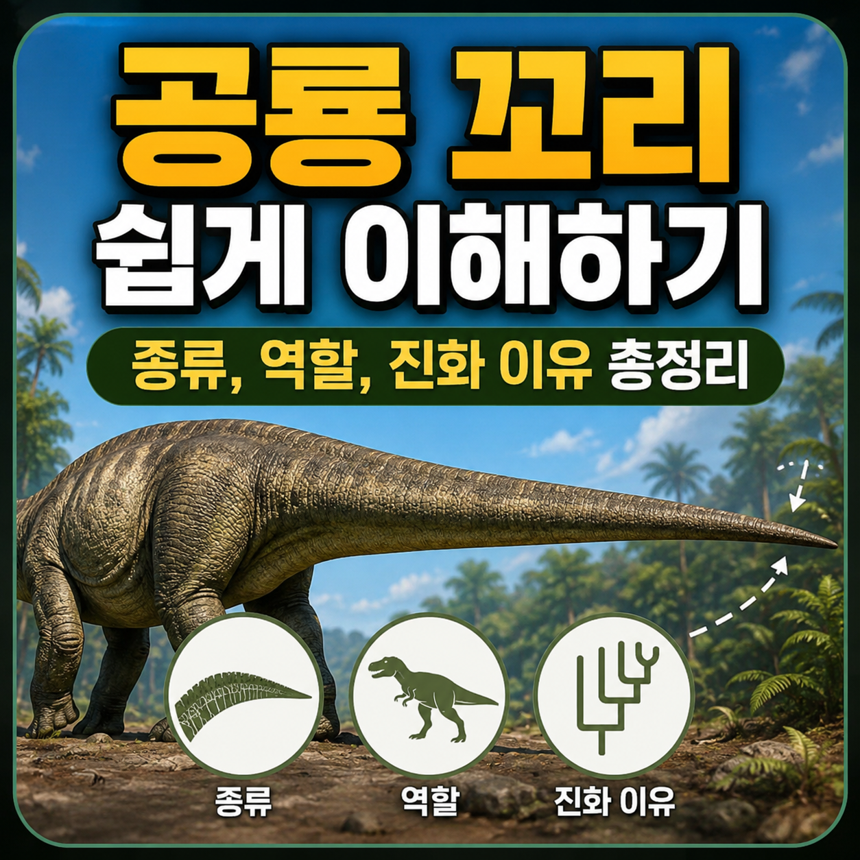 공룡 꼬리