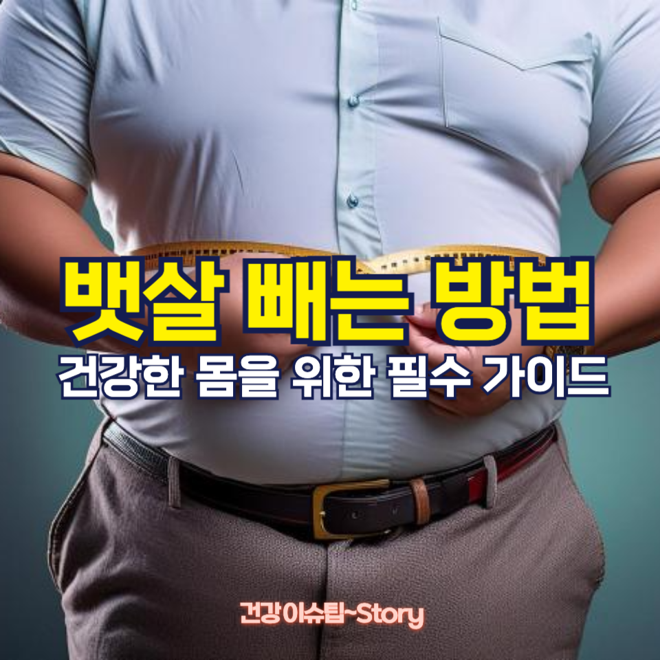 뱃살을 빼는 가장 효과적인 방법