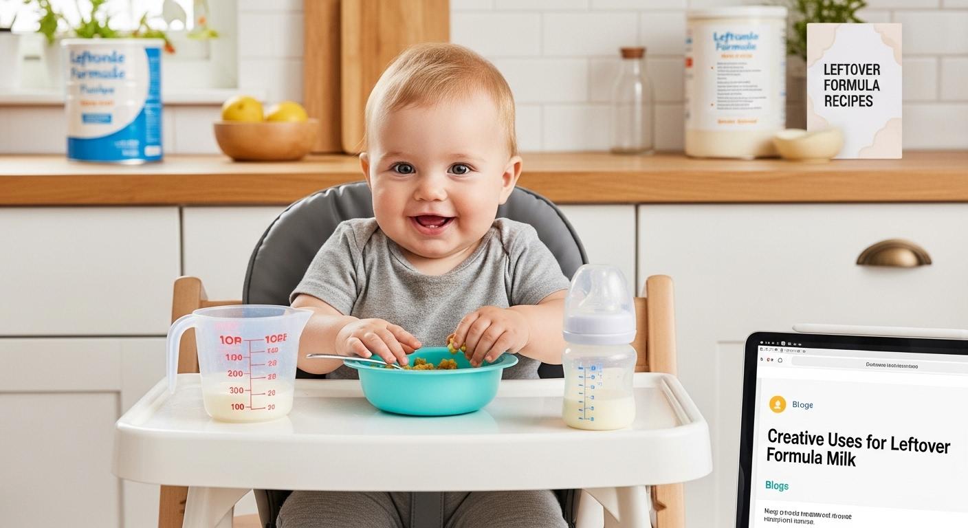 남은 분유 활용