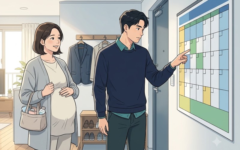 배우자 출산전후휴가 20일 출산 급여 신청 및 필수 요건 총정리 - 시각