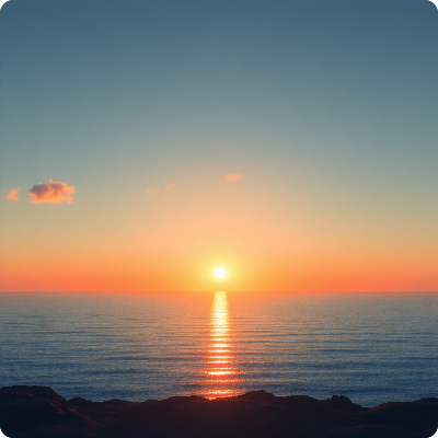 강원도 새해 일출 해돋이 명소 가상 이미지