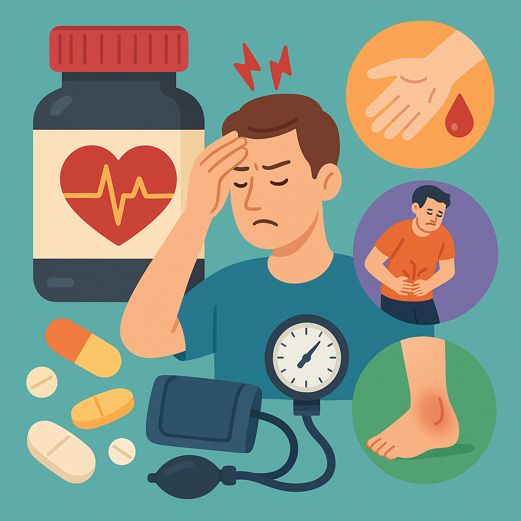 고혈압약 부작용, 꼭 알아야 할 가장 흔한 증상은?