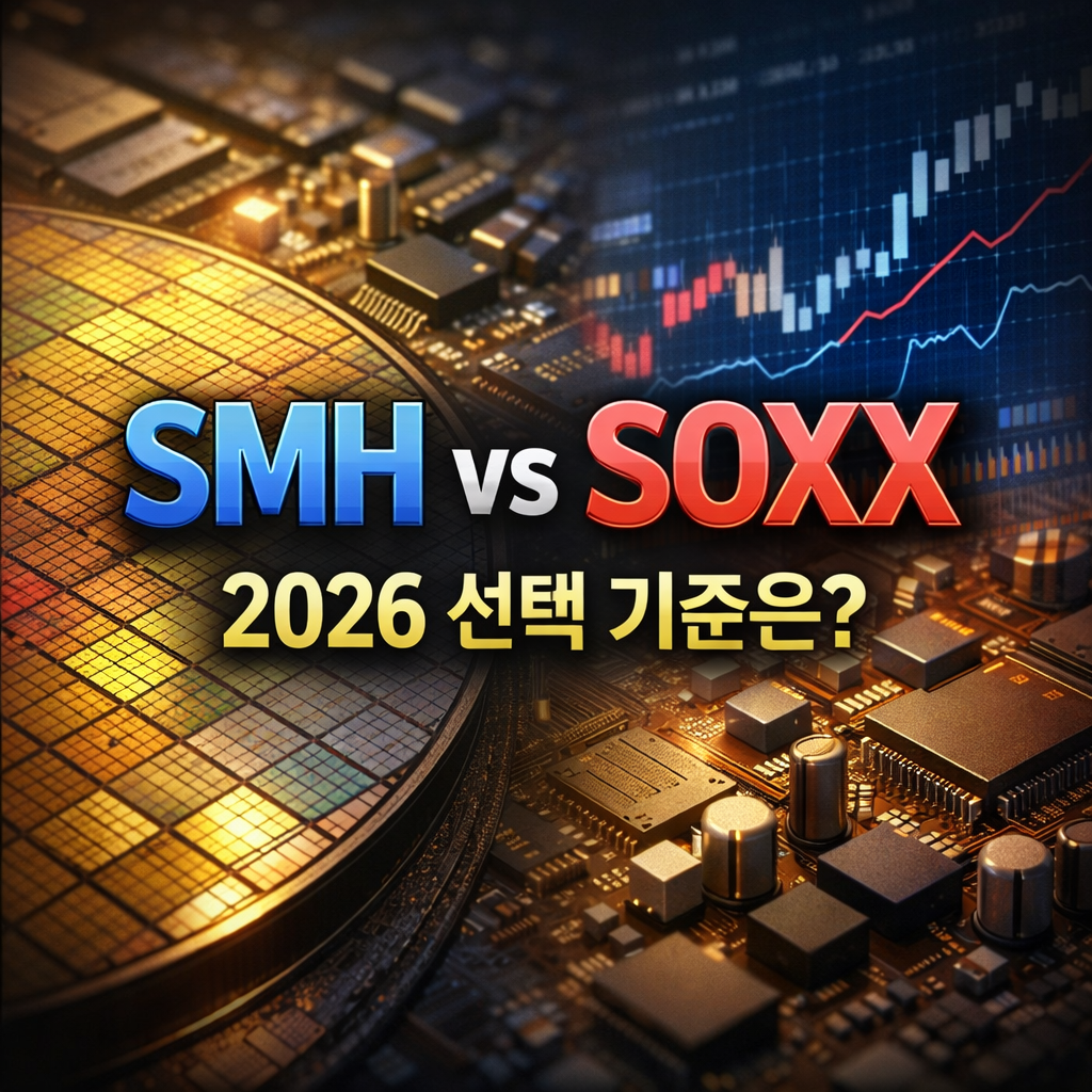 SMH vs SOXX 차이점 정리|2026년 미국 반도체 ETF 선택 기준
