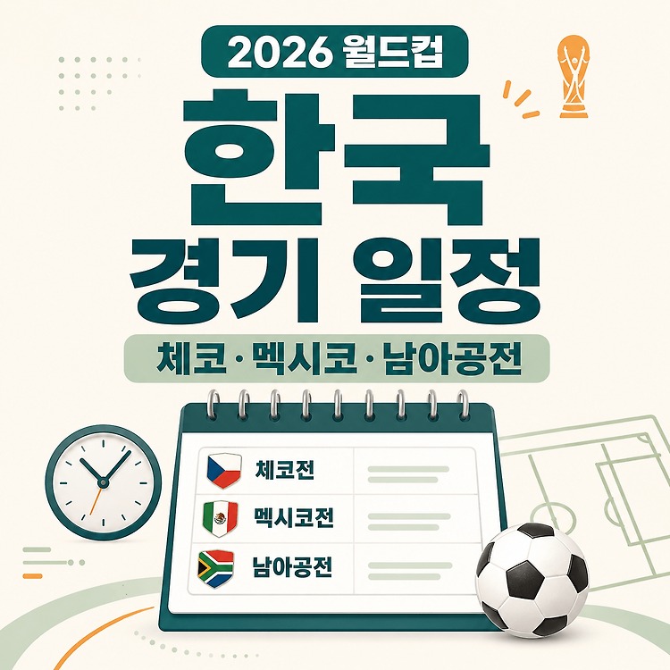월드컵 한국 최종명단