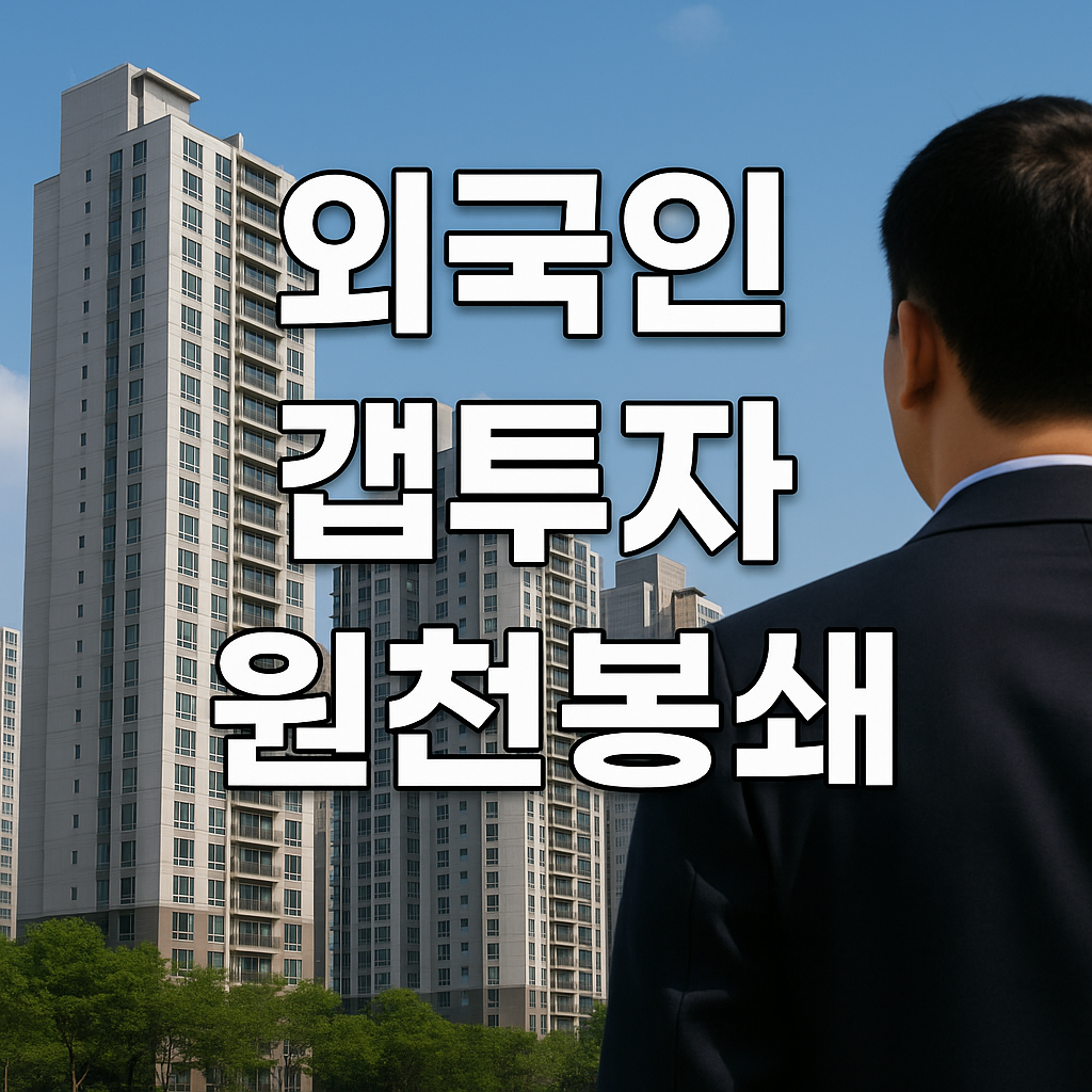외국인갭투자원천봉쇄