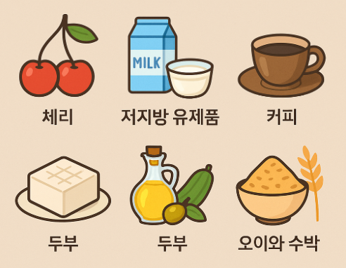 통풍 예방에 좋은 음식