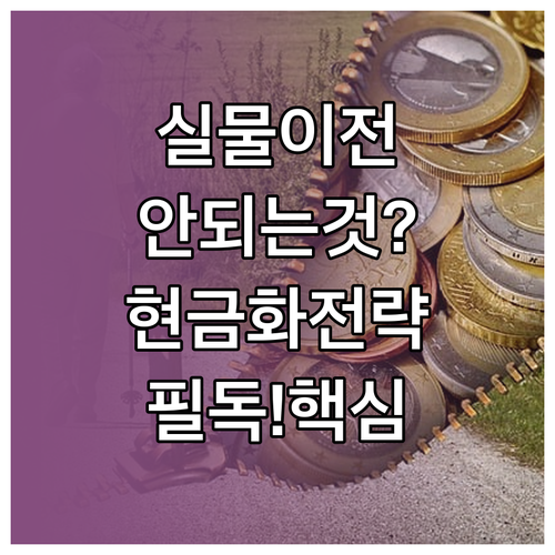 퇴직연금 실물이전 불가 상품 종류와 ..
