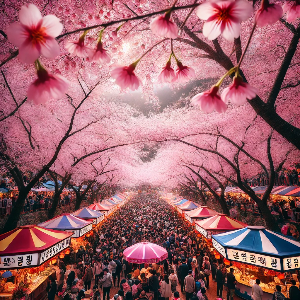 서울석촌호수벗꽃축제