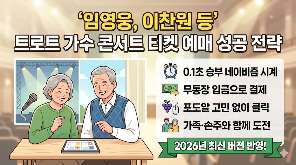 임영웅&middot;이찬원 콘서트 티켓팅 성공하는 5가지 비법