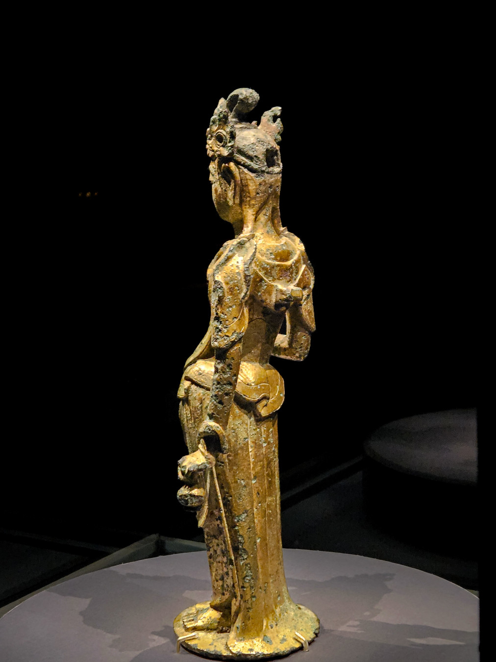 백제 금동 관음보살 입상