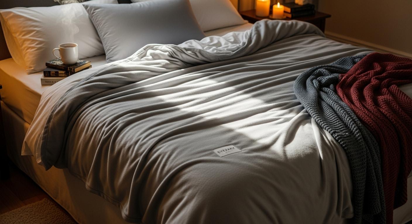 이브자리 극세사 겨울 이불