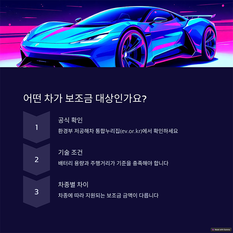 전기차 보조금