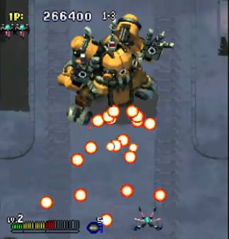 치열하게 전투를 벌이는 건버드2 게임 플레이 장면