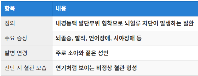 모야모야병의 정의