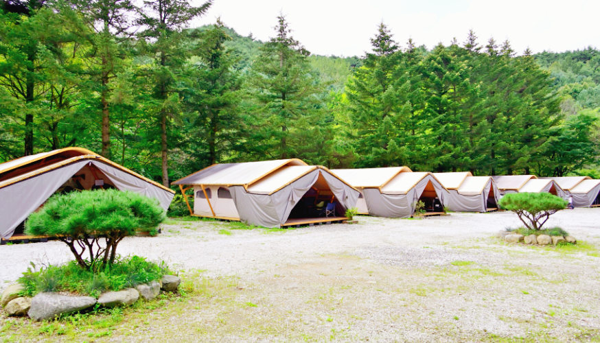 무주 덕유산 고원 캠핑