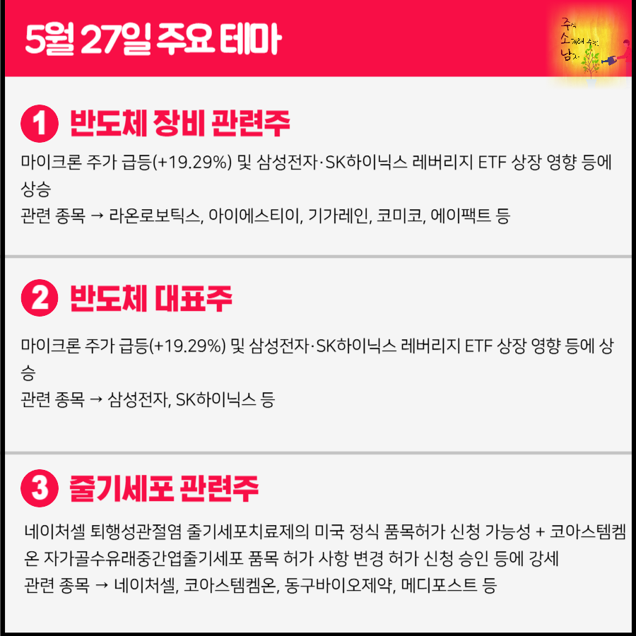 반도체 장비 관련주