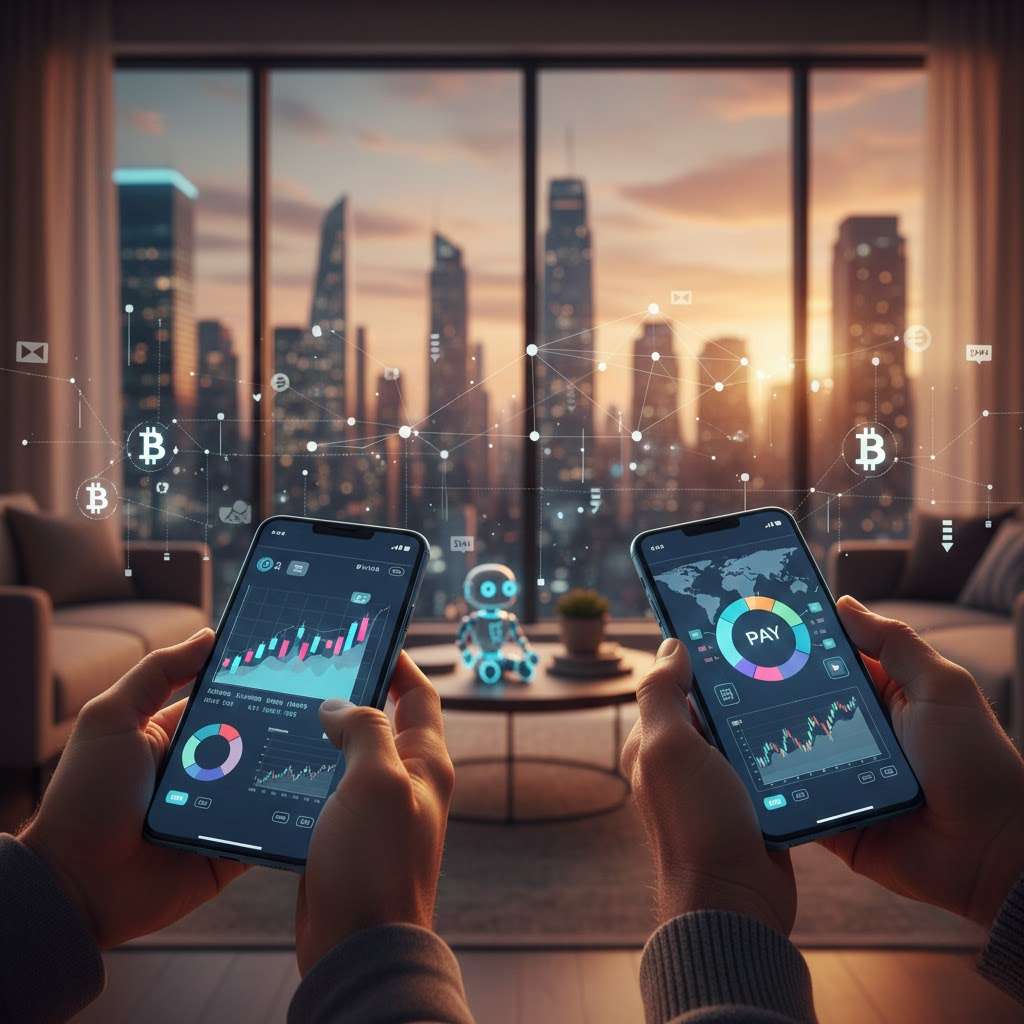 디지털 금융 보여주는 사진