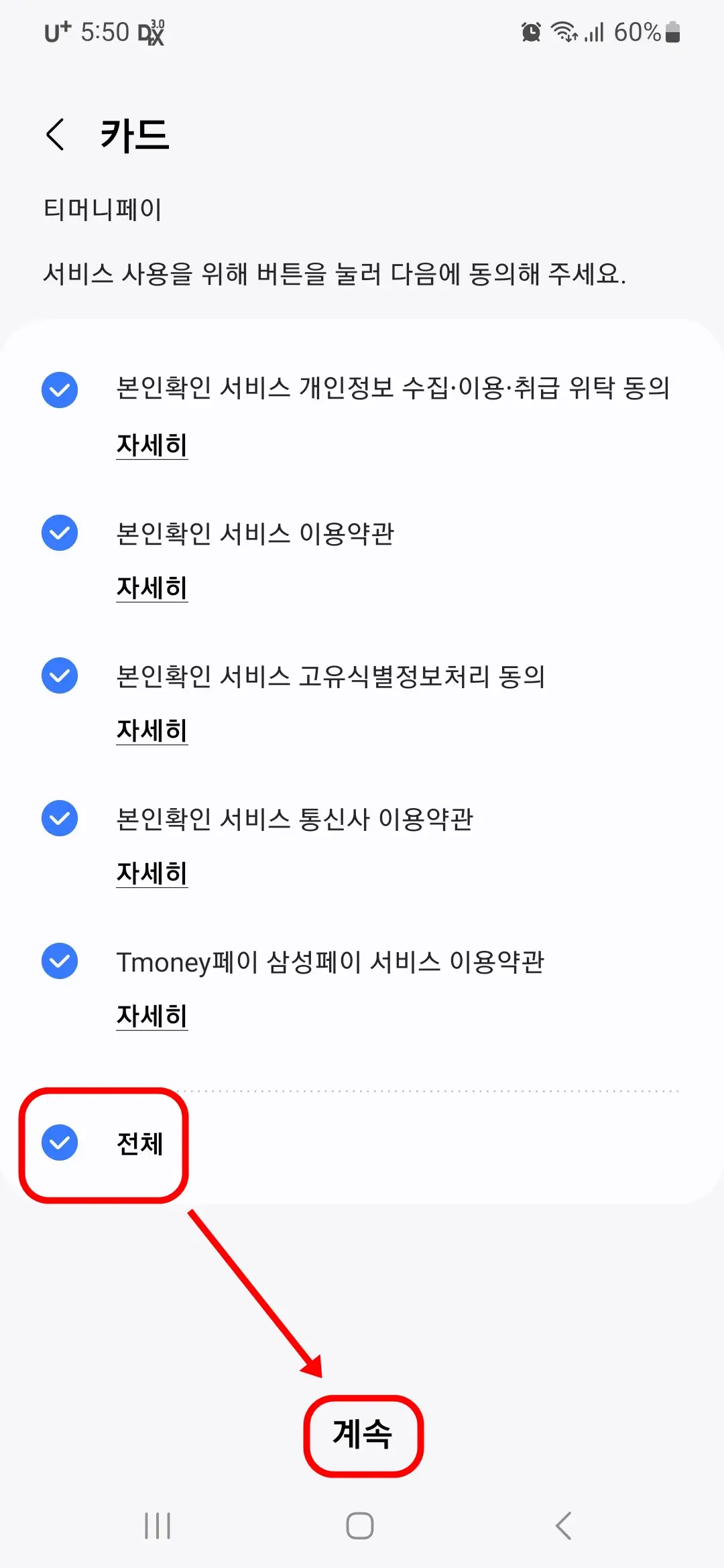 전체 동의 