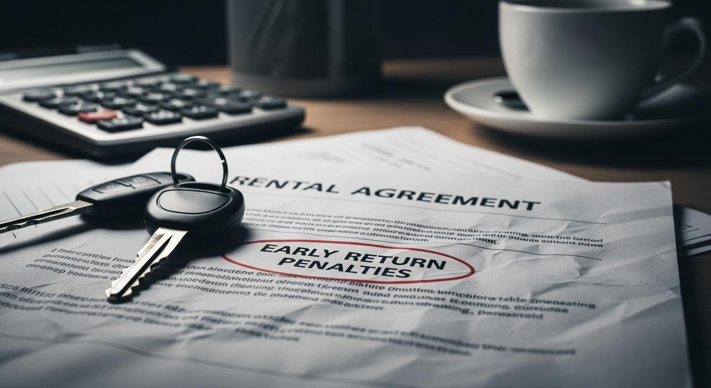 장기렌트 중도반납 위약금