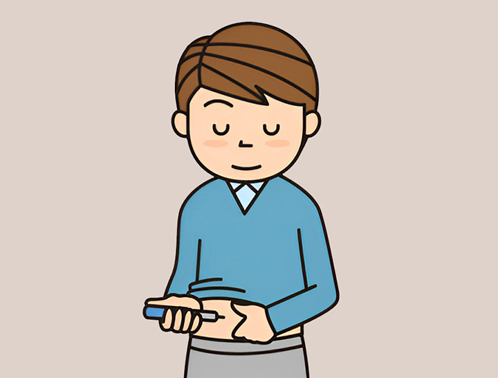 당뇨-주사를-맞는-남성