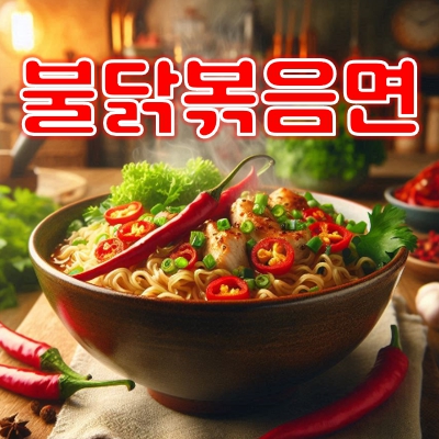 불닭볶음면으로 스트레스 해소 음식