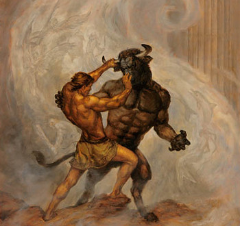 미노타우로스와 테세우스