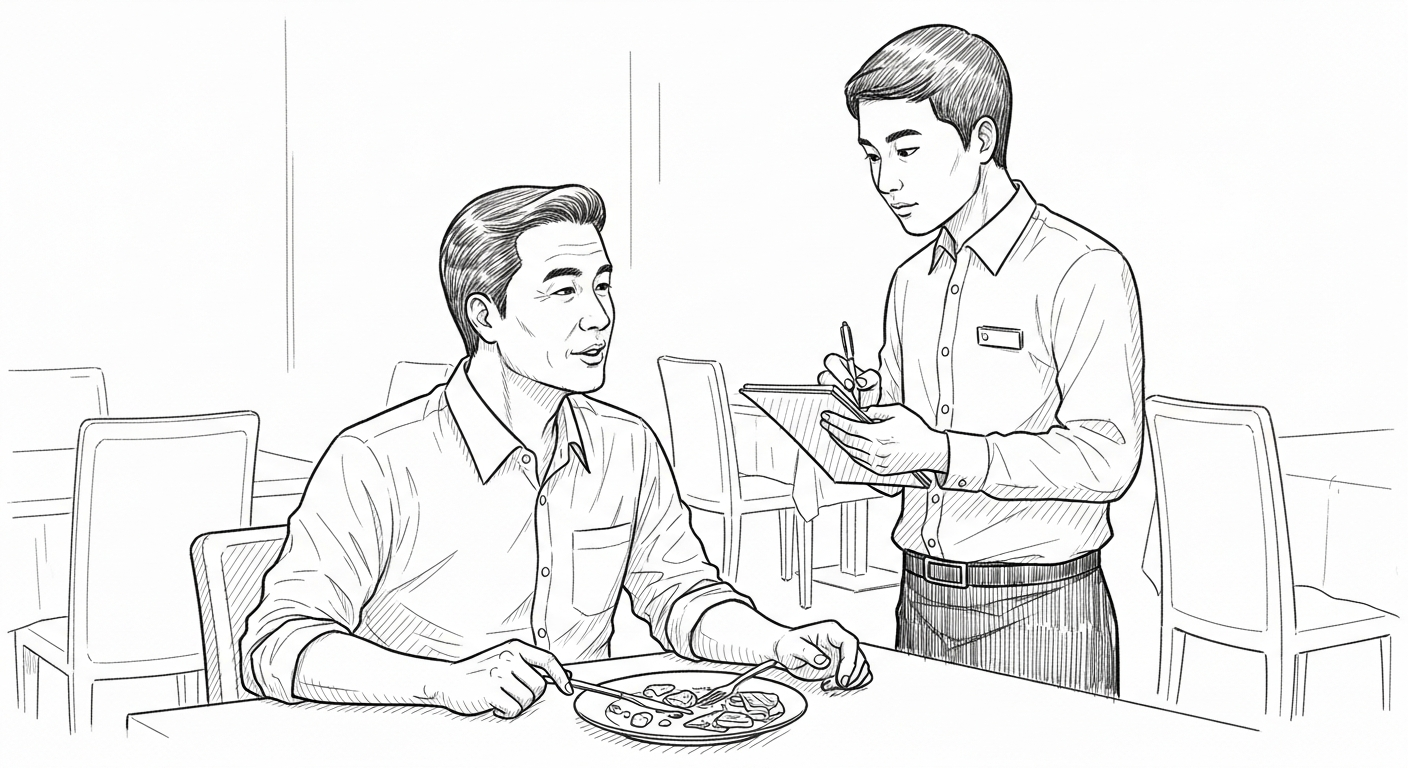 계산서 요청 및 컴플레인 처리