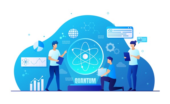 양자 컴퓨팅에 관한 예시 그림