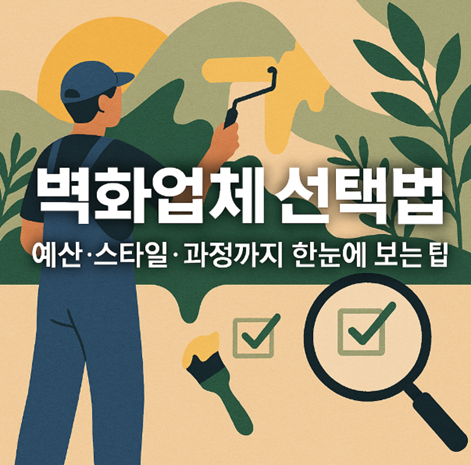 벽화업체 선택