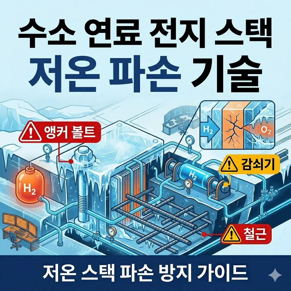 한랭 건조 지역에서 수소 연료전지 막 수분 균형이 깨지는 배경
