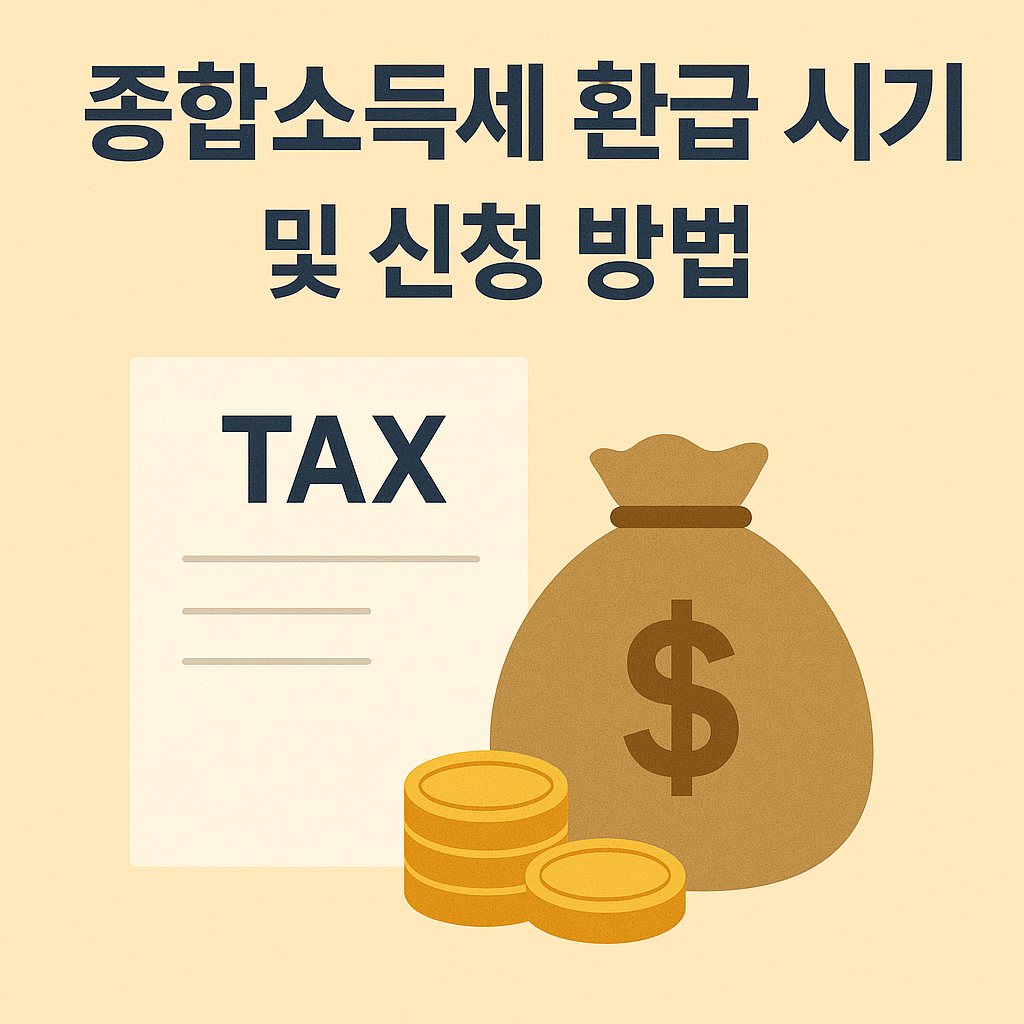 숨은 돈 찾기 시리즈 7편｜종합소득세 환급 시기 및 신청 방법